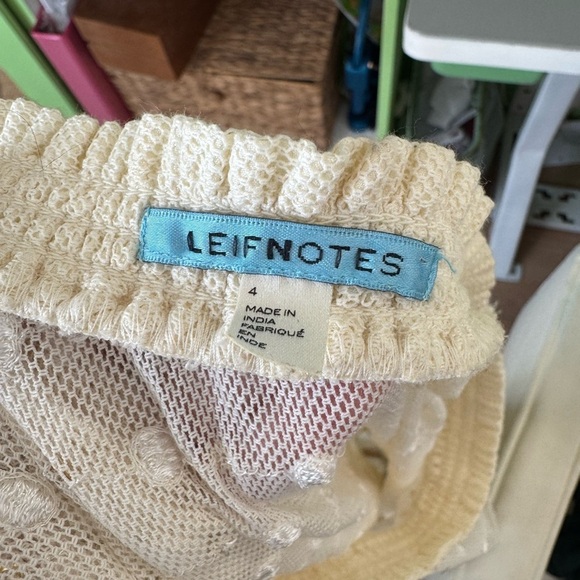 Cream Off-Shoulder Sharkbite Dress - Picture 6 of 6